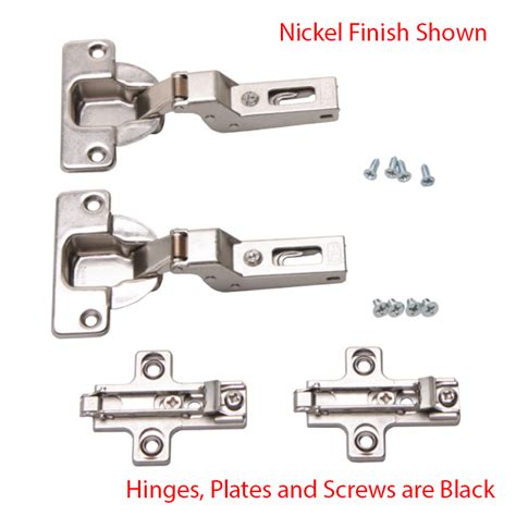 Knape And Vogt Overlay Door Hinge Kit For Kv Pocket Door Slides Black