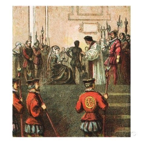 'Execution of Mary, Queen of Scots' Giclee Print - English | Mary queen ...