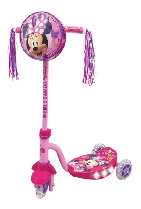 Patin Scooter Apache Con Luces Led Minnie Mouse Mercado Libre