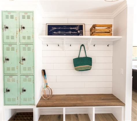 Modern Farmhouse Mudroom Laundry Room Powder Bath Reveal Michaela