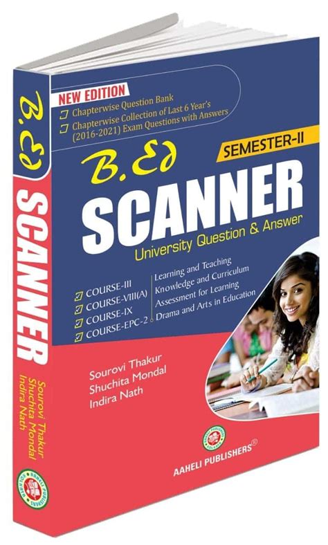 Aaheli B Ed Scanner Suggestion 2nd Semester English Version