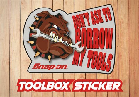 Snap On Tool Box Sticker Various Designs Etsy