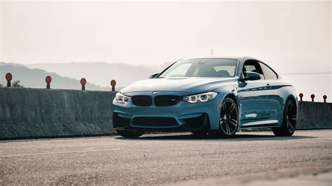 Bmw M4 Bmw Car Blue Coupe Side View 4k HD Wallpaper