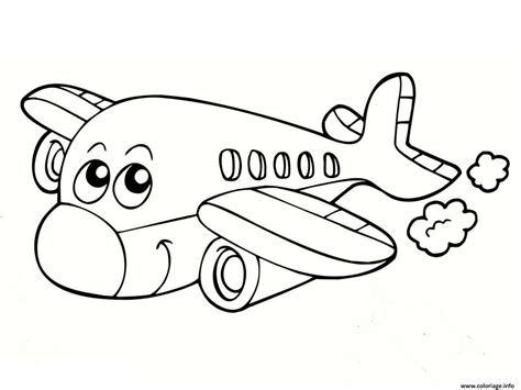 Coloriage avion 14 - JeColorie.com