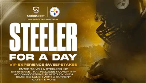 Free Trip To Pittsburgh Win Steelers Event Tickets And Merchandise