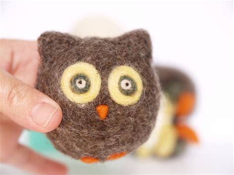 Needle Felting Owl Kit Detailed Tutorial On How To Make This Adorable