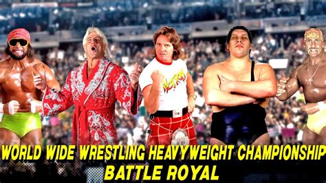 WWE 2K22 Hulk Hogan Vs Andre The Giant Vs Ric Flair Vs Macho Man Vs