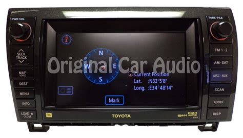 Toyota Sequoia Tundra Jbl Navigation Gps Radio Mp Cd Player Lcd