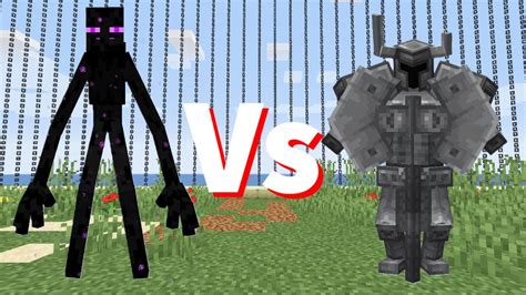 Minecraft Mobs Battle Mutant Enderman Vs Ferrous Wroughtnaut Youtube