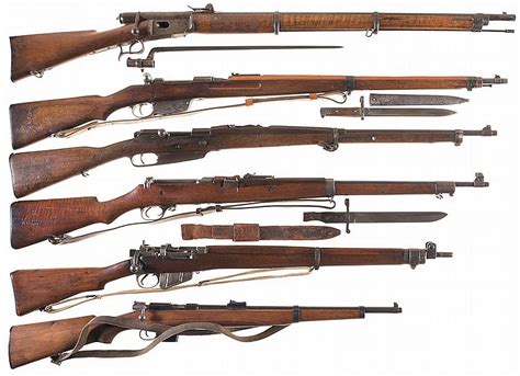 Sold Price Six European Military Rifles A Swiss Vetterli Model 1871