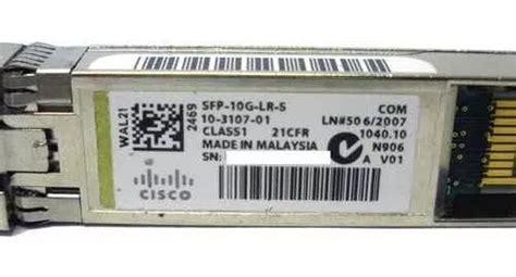 Gbic Cisco Sfp 10g Lr S Lacrada Parcelamento Sem Juros