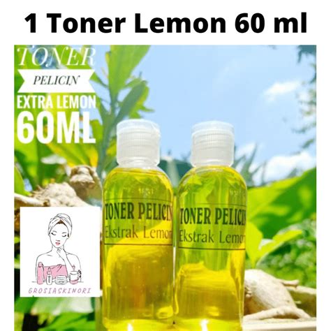 Jual Toner Pelicin Exstrak Lemon Strong Wangi 60ml Shopee Indonesia