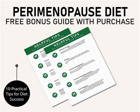 Perimenopause Diet Food List, Perimenopause Friendly Diet List, PDF