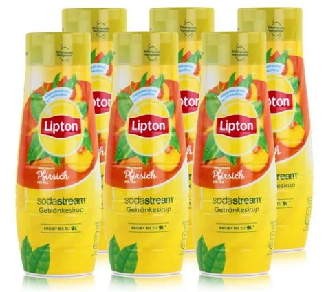 Sodastream Lipton Getr Nke Sirup Softdrink Ice Tea Pfirsich Ml Er