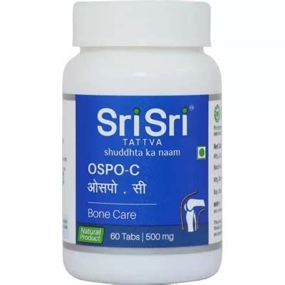 Sri Sri Tattva Ospo C 60tab HerbalDealCare Ayurvedic Herbal Unani