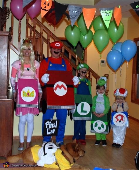 Mario Kart Family Halloween Costume