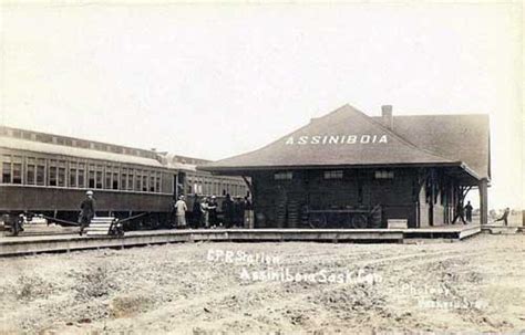 Railway stations in Assiniboia Saskatchewan