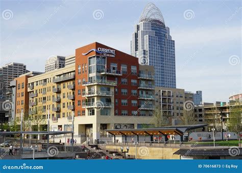 Downtown Cincinnati The Queen City Editorial Stock Photo Image Of