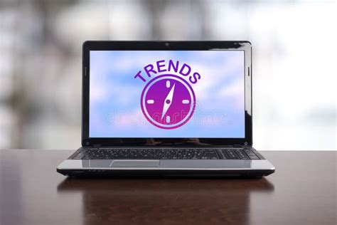 trends concept   laptop stock photo image  marketing