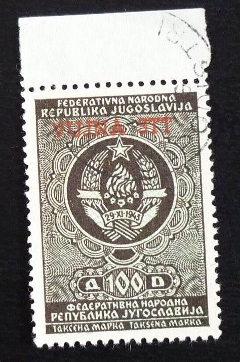 Slovenia C Italy Yugoslavia Ovp Vujna Stt Revenue Stamp D