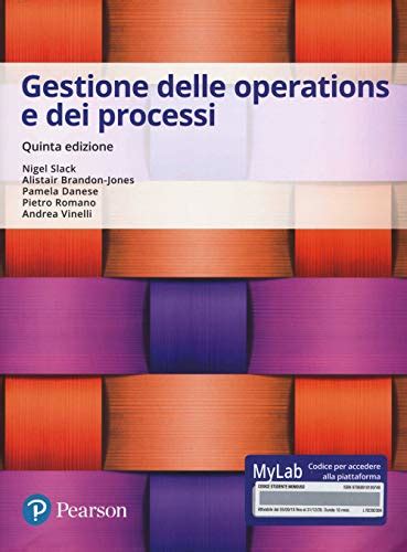 Gestione Delle Operations E Dei Processi Ediz Mylab Con Contenuto