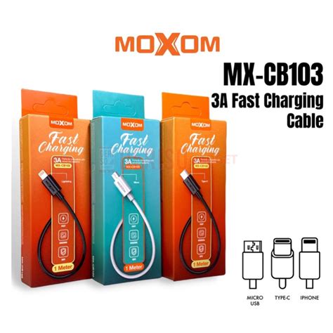 Moxom Data Cable A W Super Fast Charging Mx Cb Type C Cable In