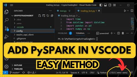 How To Install Pyspark In Visual Studio Code Easy Youtube