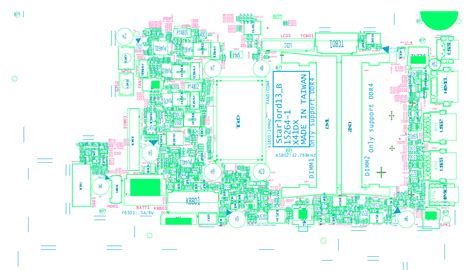 DELL INSPIRON 17 7779 WISTRON STARLORD13 B 15264 1 BOARDVIEW For 4 42