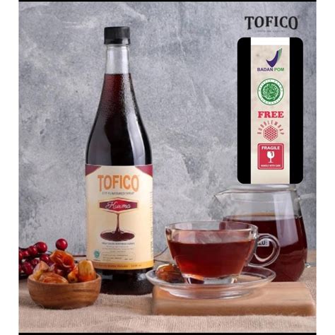 Jual Tofico Syrup Kurma Natural Flavour 1 Liter Tofico Sirup Kurma