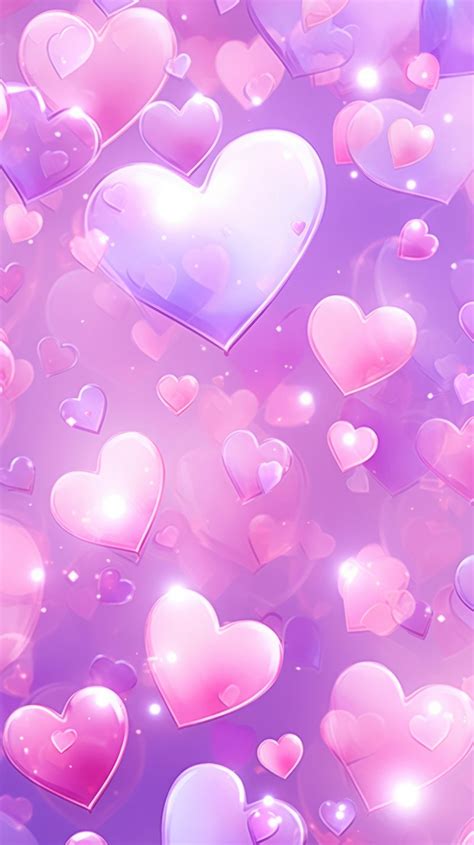 Purple Hearts Wallpaper Images | Free Photos, PNG Stickers, Wallpapers ...