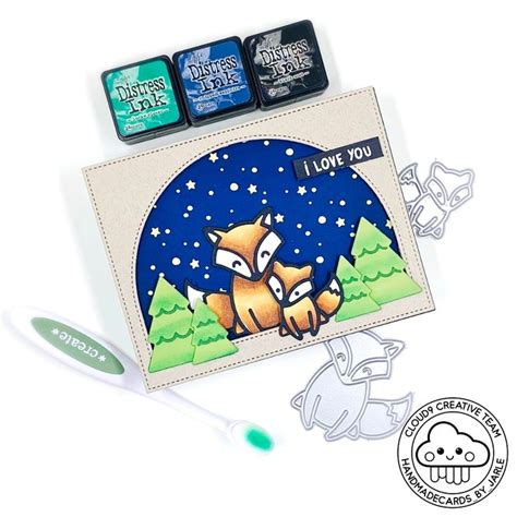 Cloud9 Crafts DT Inspiration Mother S Day Card Feat Lawn Fawn Foxy