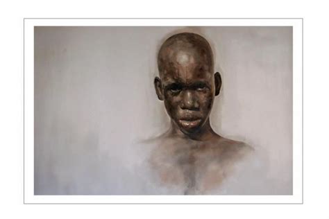 African Boy Ryan Hewett Portrait Painting Artist Selling Artwork