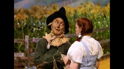 Ray Bolger And Judy Garland If I Only Had A Brain The Wizard Of Oz Youtube