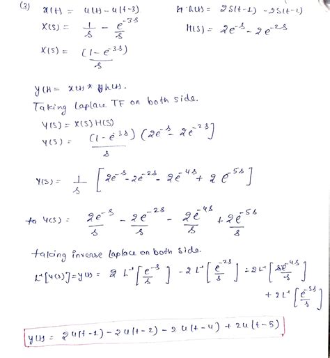 [solved] A Linear And Time Invariant System Has Impulse Response H T