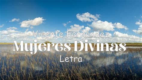 Vicente Fern Ndez Mujeres Divinas Letra Youtube