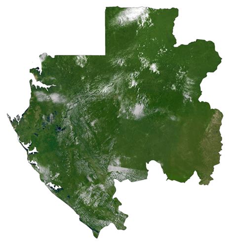 Map of Gabon - Thong Thai Real