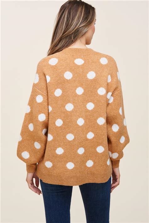 Polka Dot Sweater Cardigan 6th Street Fashions And Footwear