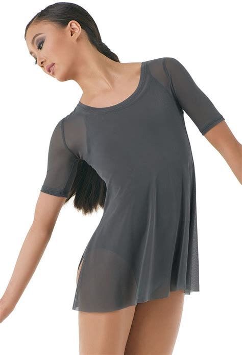 Short Sleeve Tunic Mesh Overdress Balera™ Dance Outfits Pretty