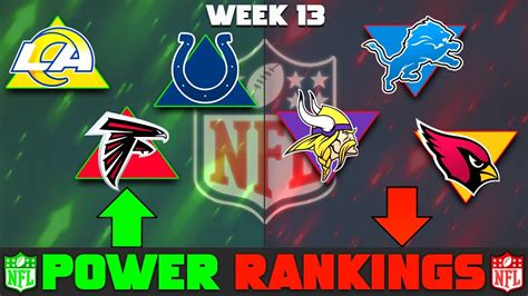 Nfl Week 13 Power Rankings 2023 Youtube