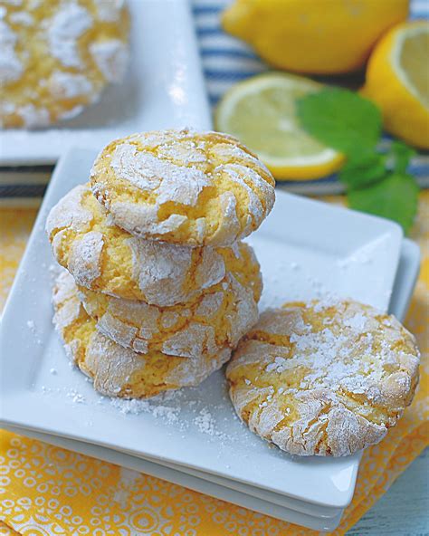 Classic Lemon Drop Crinkle Cookies Southern Discourse