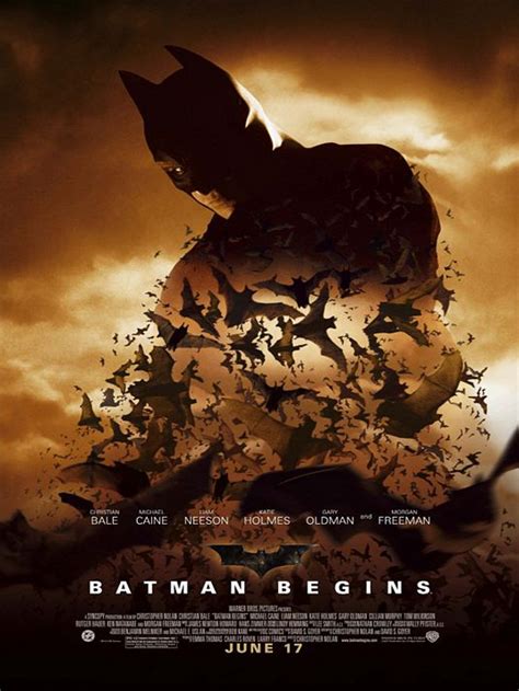 Batman Begins Movie Poster 4 Of 14 IMP Awards