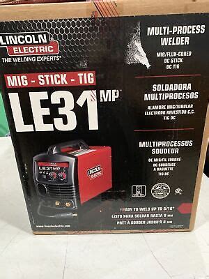 Lincoln Electric LE31MP MIG Welder With Multi Processes