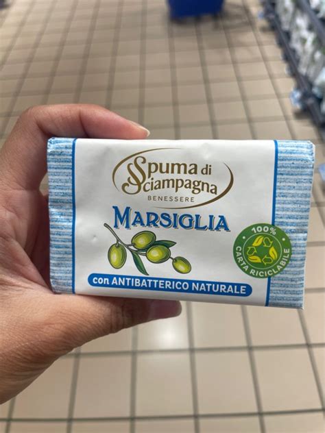 Spuma Di Sciampagna Marsiglia Sapone Di Origine Naturale 125 G INCI