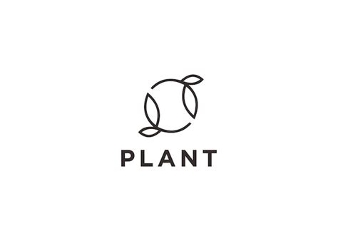 Premium Vector | Plant logo design vector illustration