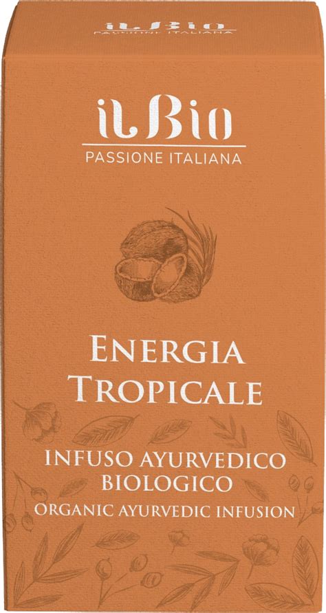 ilBio Infusion Ayurvédique Bio Énergie Tropicale 36 g Piccantino