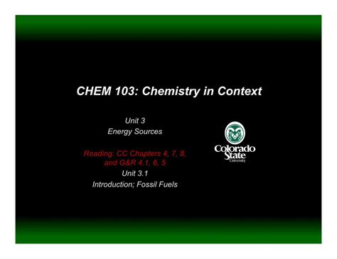 PDF CHEM 103 Chemistry In Contextfranklin Chem Colostate Edu Chem103