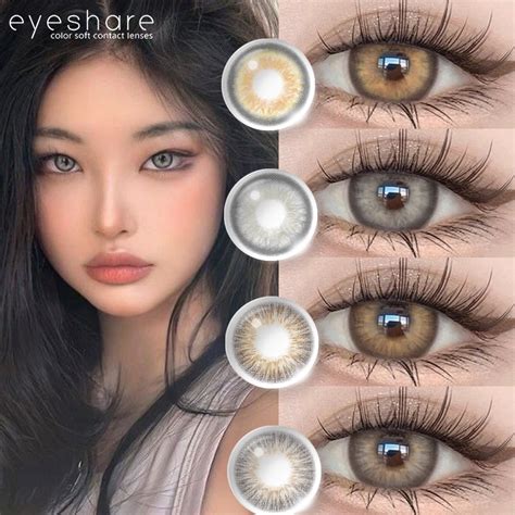 Ships From The Ph Eyeshare Pair Brown Color Contact Lenses For Eyes