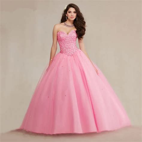 Popular Hot Pink Quinceanera Dresses Buy Cheap Hot Pink Quinceanera