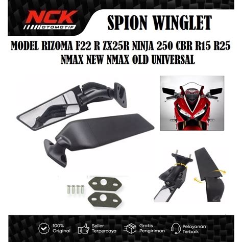 Jual Spion Winglet Rizoma F R Zx R Ninja Cbr R R Nmax New