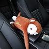 Amazon Dameing Cartoon Monkey Tissue Holder For Car Creative Plush